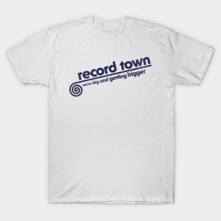 Record Town Defunct 80s Music Store T-Shirt